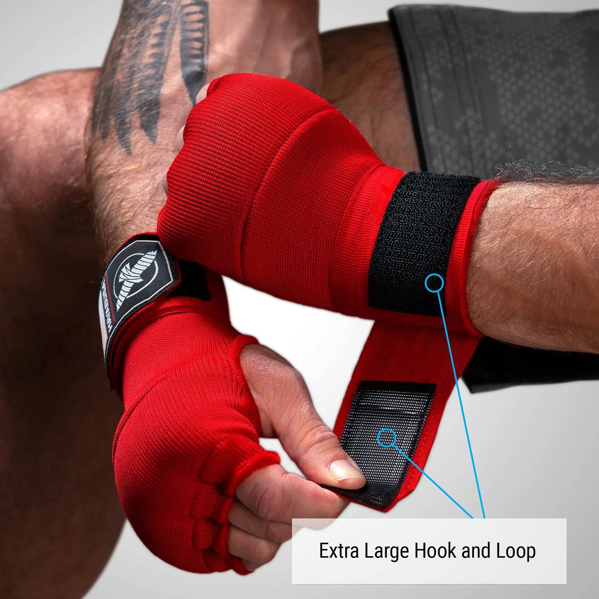 Hayabusa Quick Gel Boxing Hand Wrap Gloves - The Champ Gear