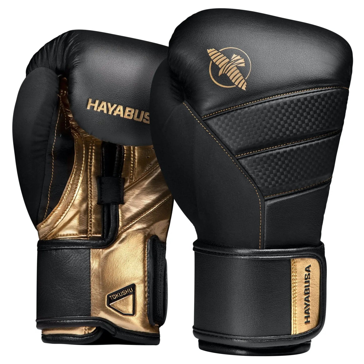 Hayabusa T3 Boxing Gloves for Men and Women Wrist and Knuckle Protection, Dual-X Hook and Loop Closure, Splinted Wrist Support, 5 Layer Foam Knuckle Padding The Champ Gear