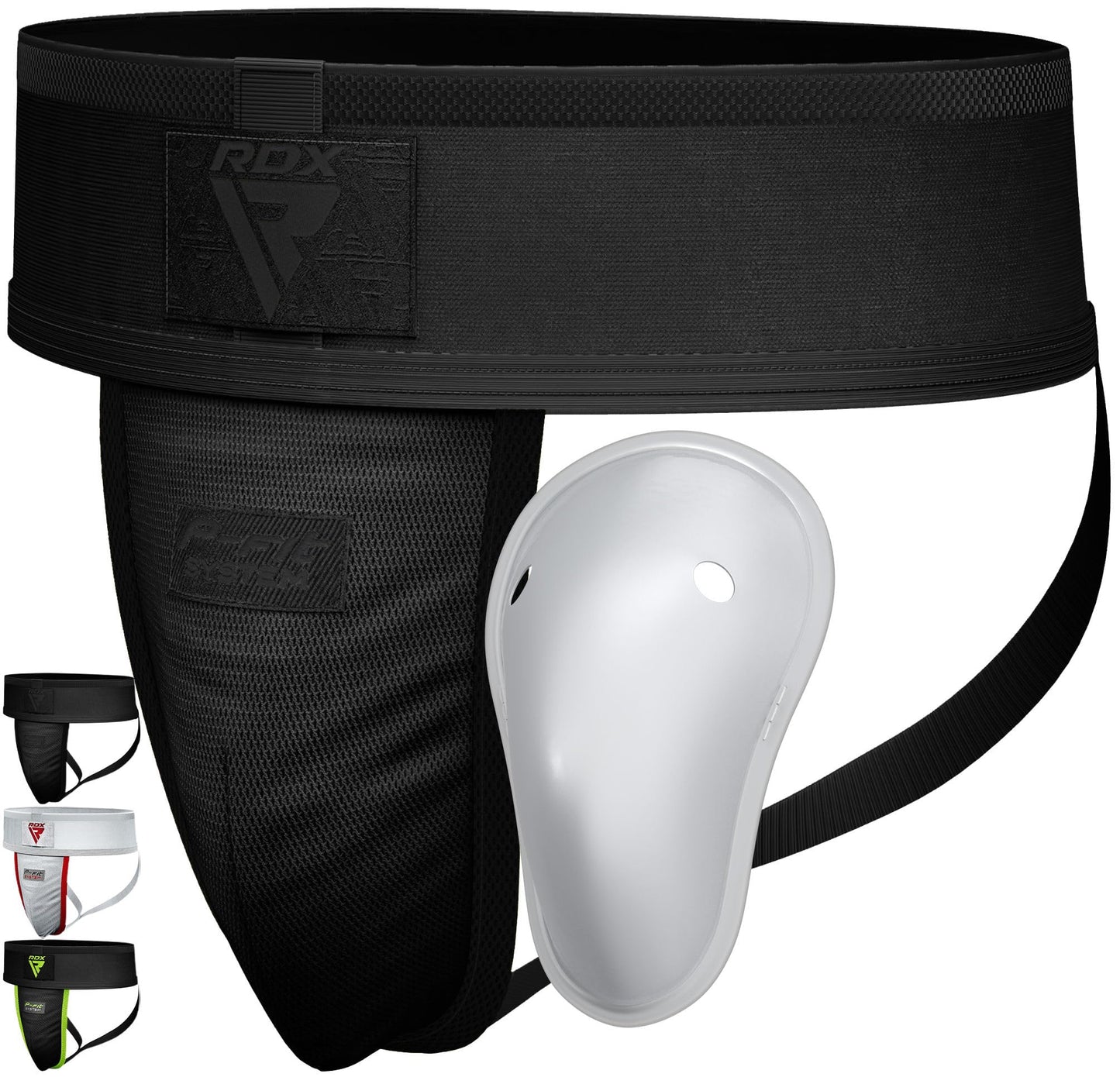 RDX Groin Guard Cup Men, Boxing Kickboxing MMA Muay Thai Sparring Groin Protector, Ventilated Adjustable, Jockstrap Taekwondo, Underwear Jiu Jitsu BJJ Protection, Boys Youth The Champ Gear