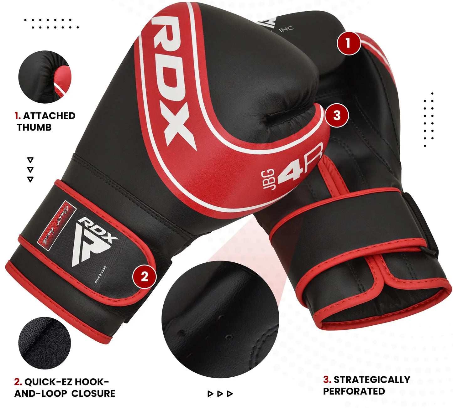 RDX | Kids Boxing Gloves 6oz 4oz Junior - The Champ Gear