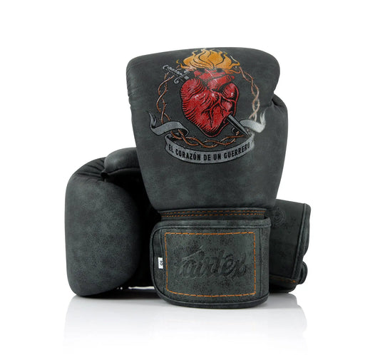 Fairtex Heart of a Warrior Boxing Gloves - The Champ Gear