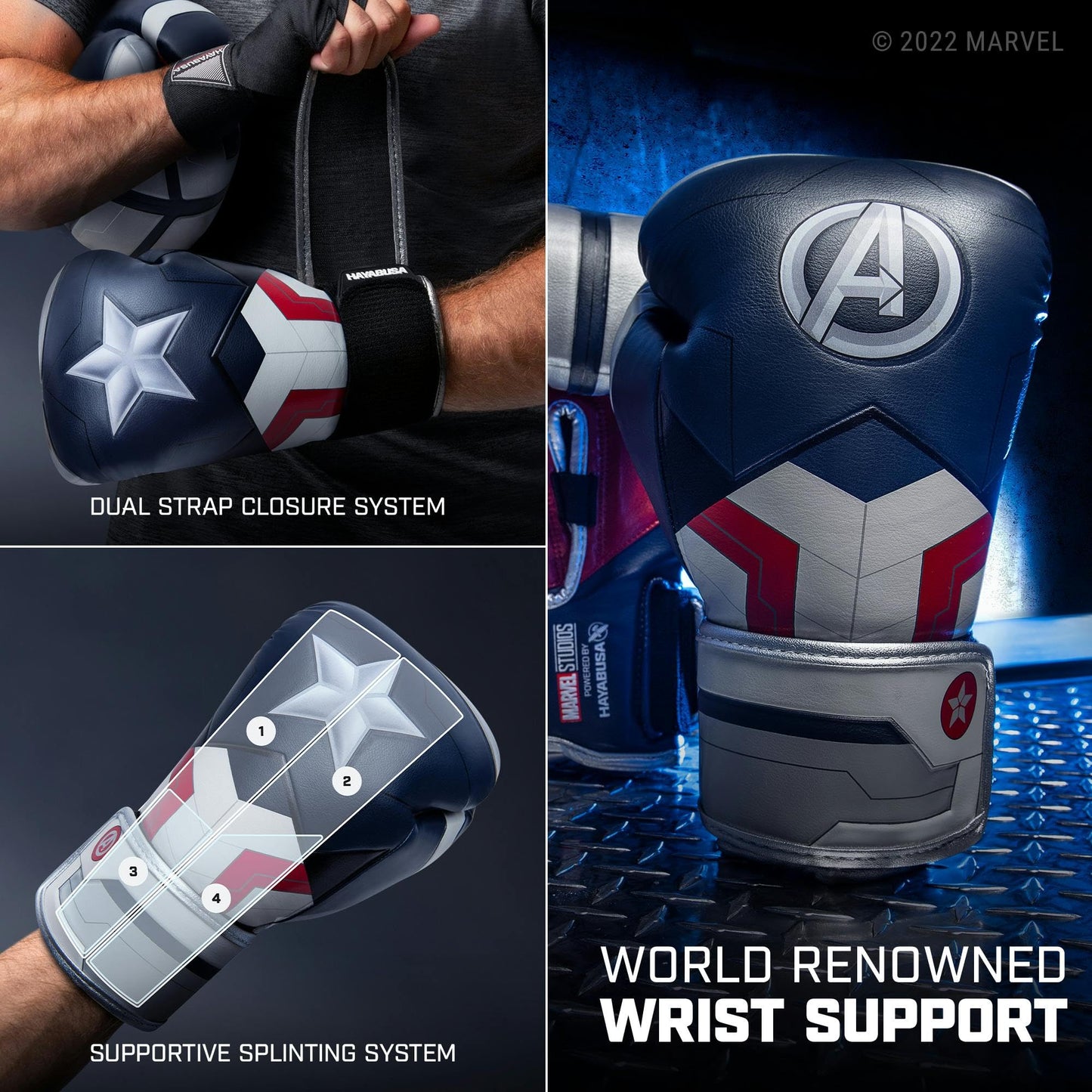 Hayabusa Marvel Hero Elite Boxing Gloves for Men and Women The Champ Gear