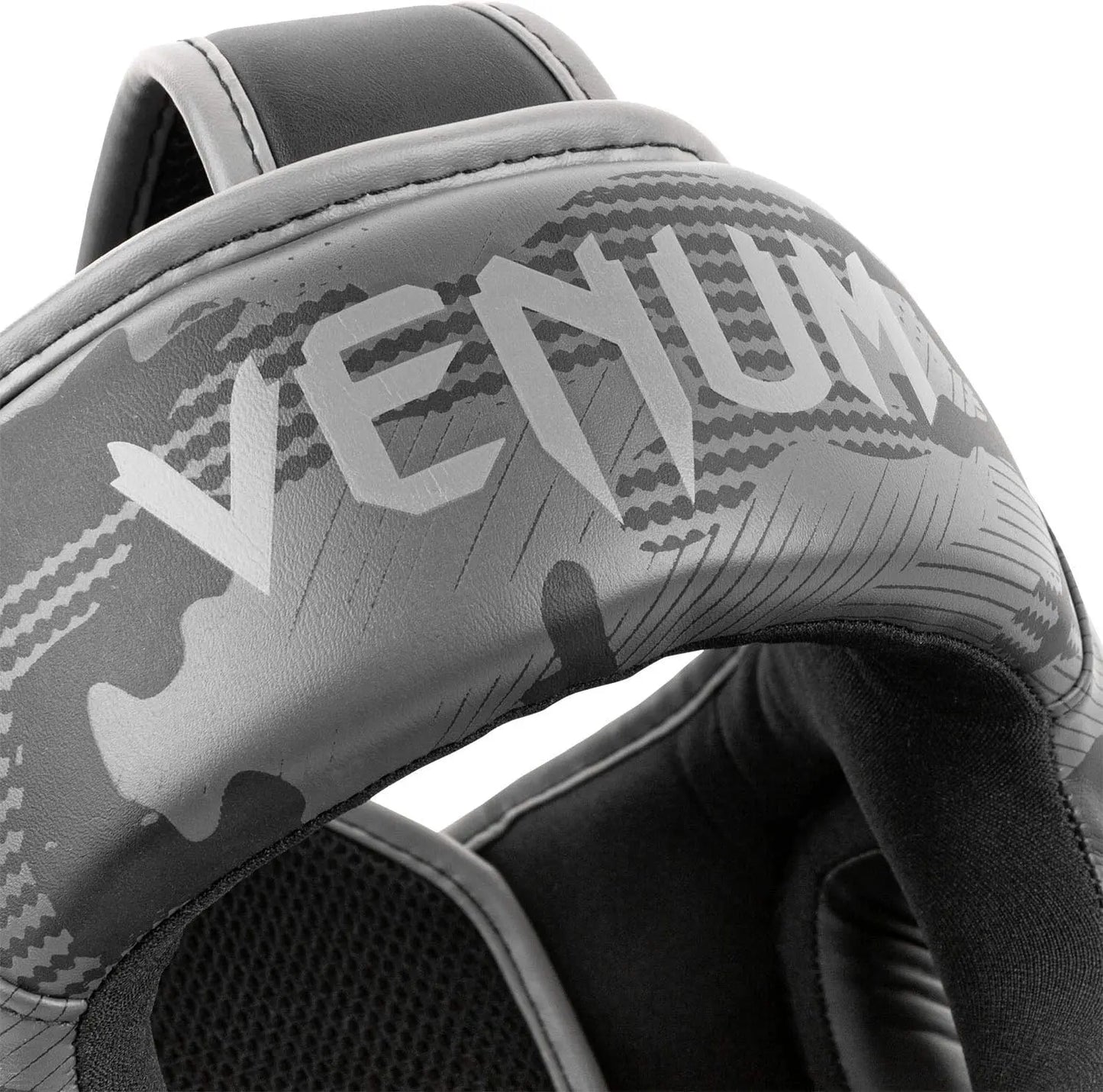 Venum Elite Headgear - Black/Dark Camo, One Size The Champ Gear