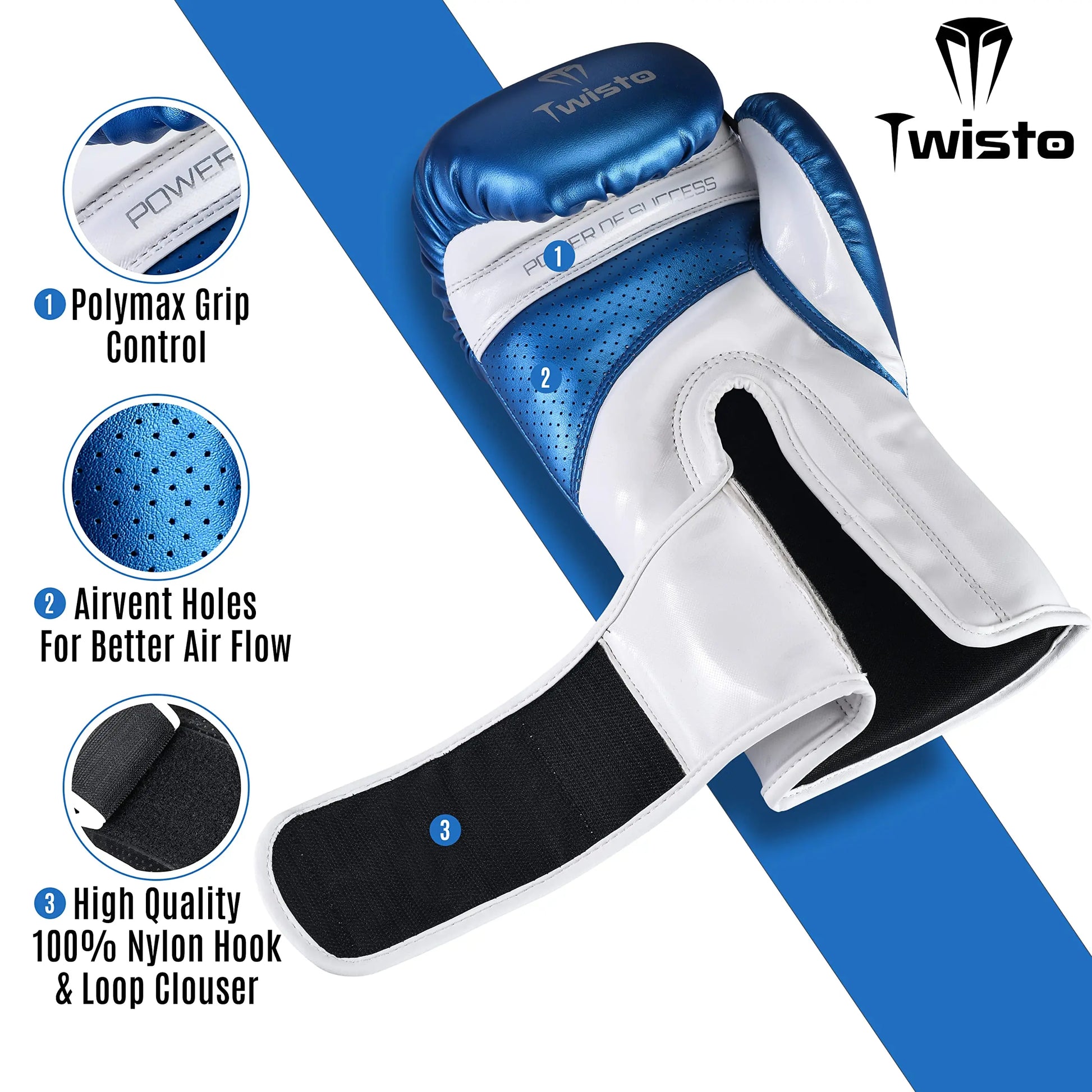 Twisto Boxing Gloves | Sparring X7 Pro Series - The Champ Gear