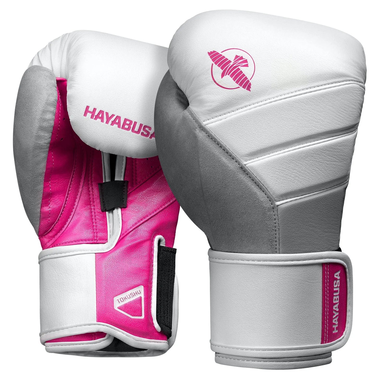 Hayabusa T3 Boxing Gloves for Men and Women Wrist and Knuckle Protection, Dual-X Hook and Loop Closure, Splinted Wrist Support, 5 Layer Foam Knuckle Padding The Champ Gear