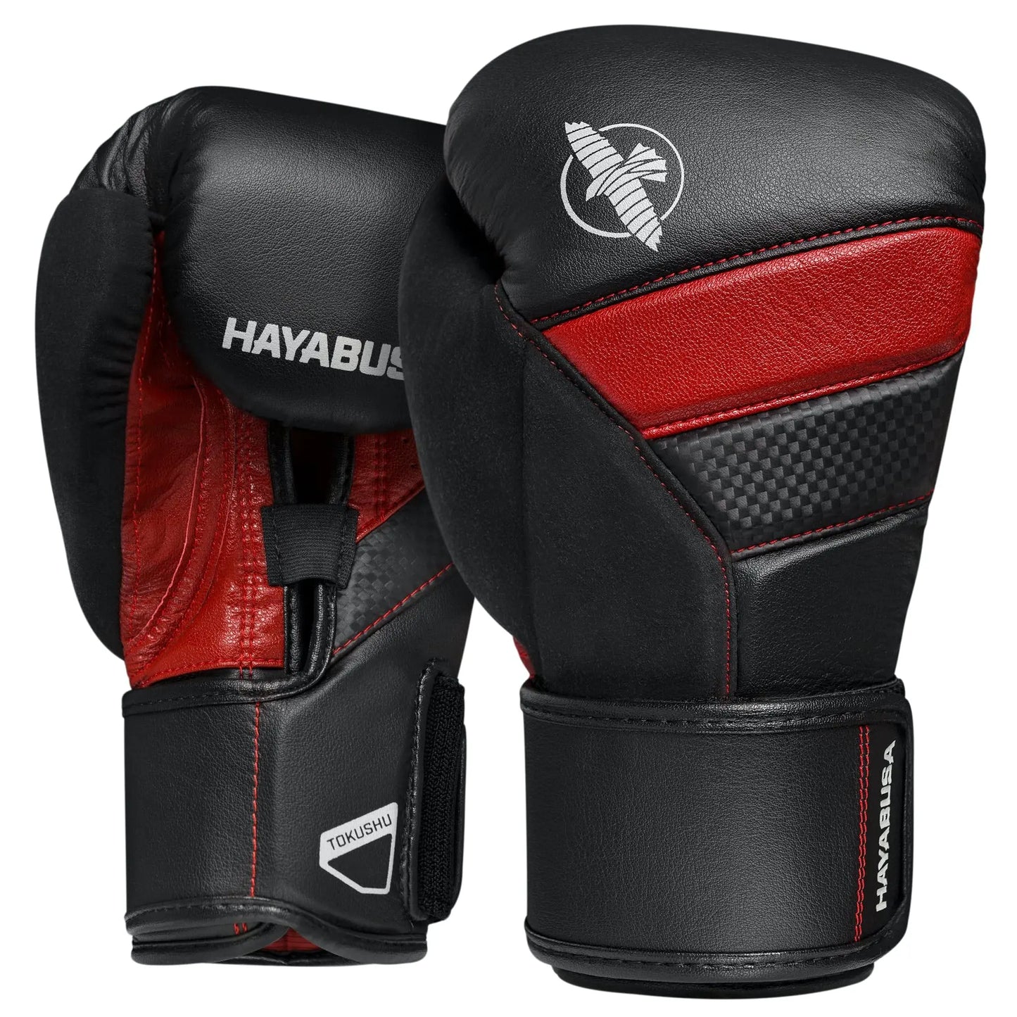 Hayabusa T3 Boxing Gloves for Men and Women Wrist and Knuckle Protection, Dual-X Hook and Loop Closure, Splinted Wrist Support, 5 Layer Foam Knuckle Padding The Champ Gear