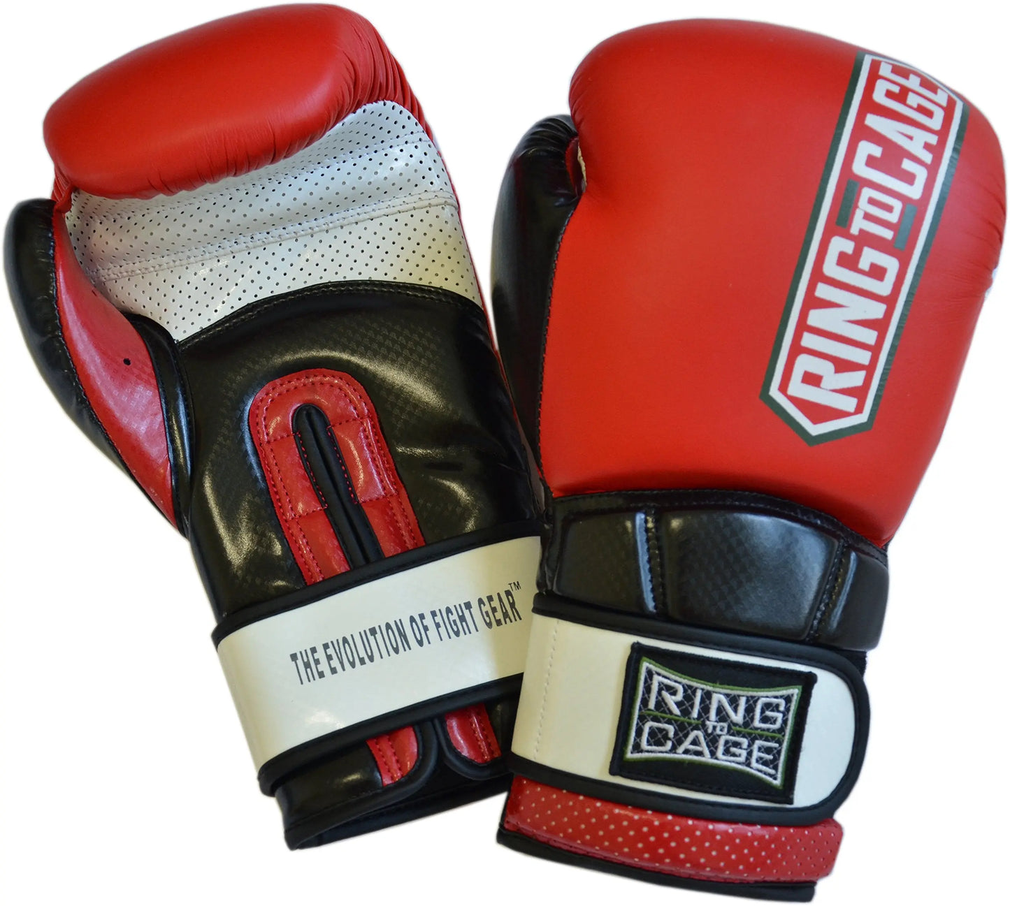 Ultima MiM-Foam Training Boxing Gloves (Red/Black/White, 16oz) The Champ Gear