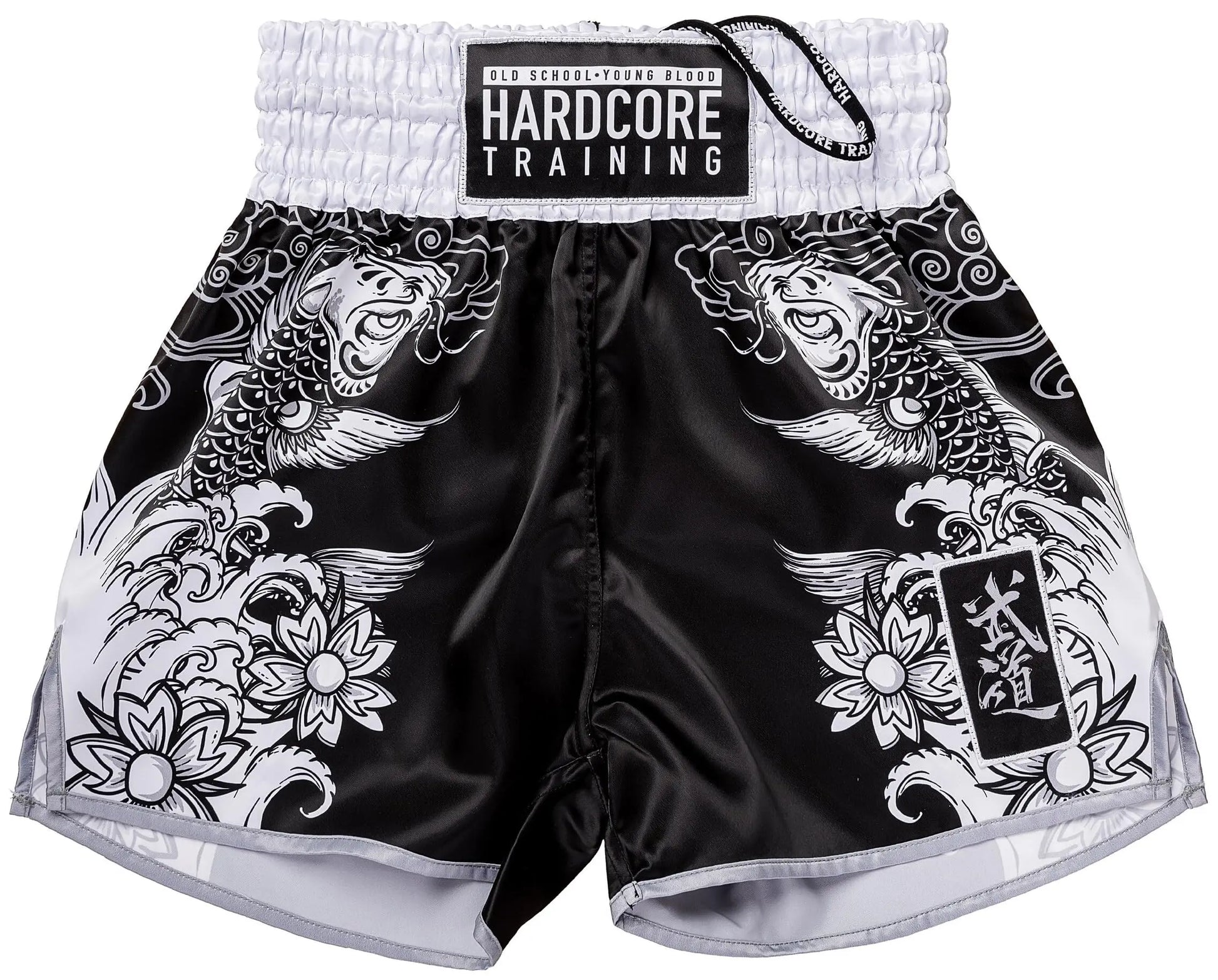 Hardcore Training Muay Thai Shorts Japanese Cortoon Design Kick Boxing MMA Combat Sport Sparring Trunks Cage Fight The Champ Gear