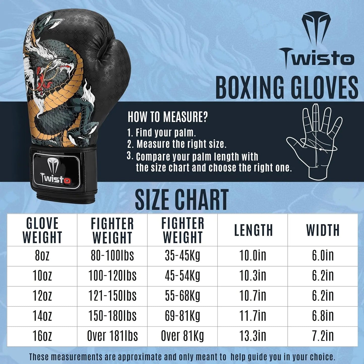 Twisto Boxing Gloves Hydra S6 - The Champ Gear