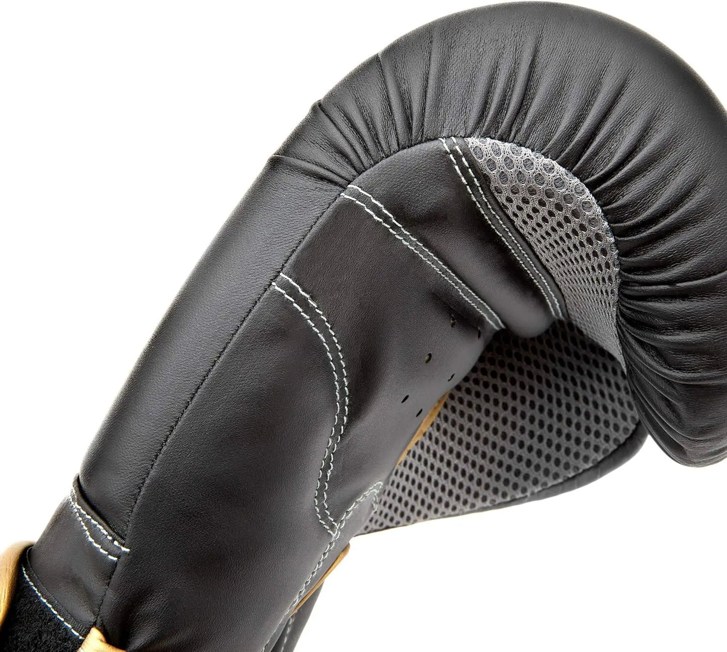 Reebok Unisex's Boxing Gloves-16oz-Gold/Black, Gold/Black, 16 oz - The Champ Gear