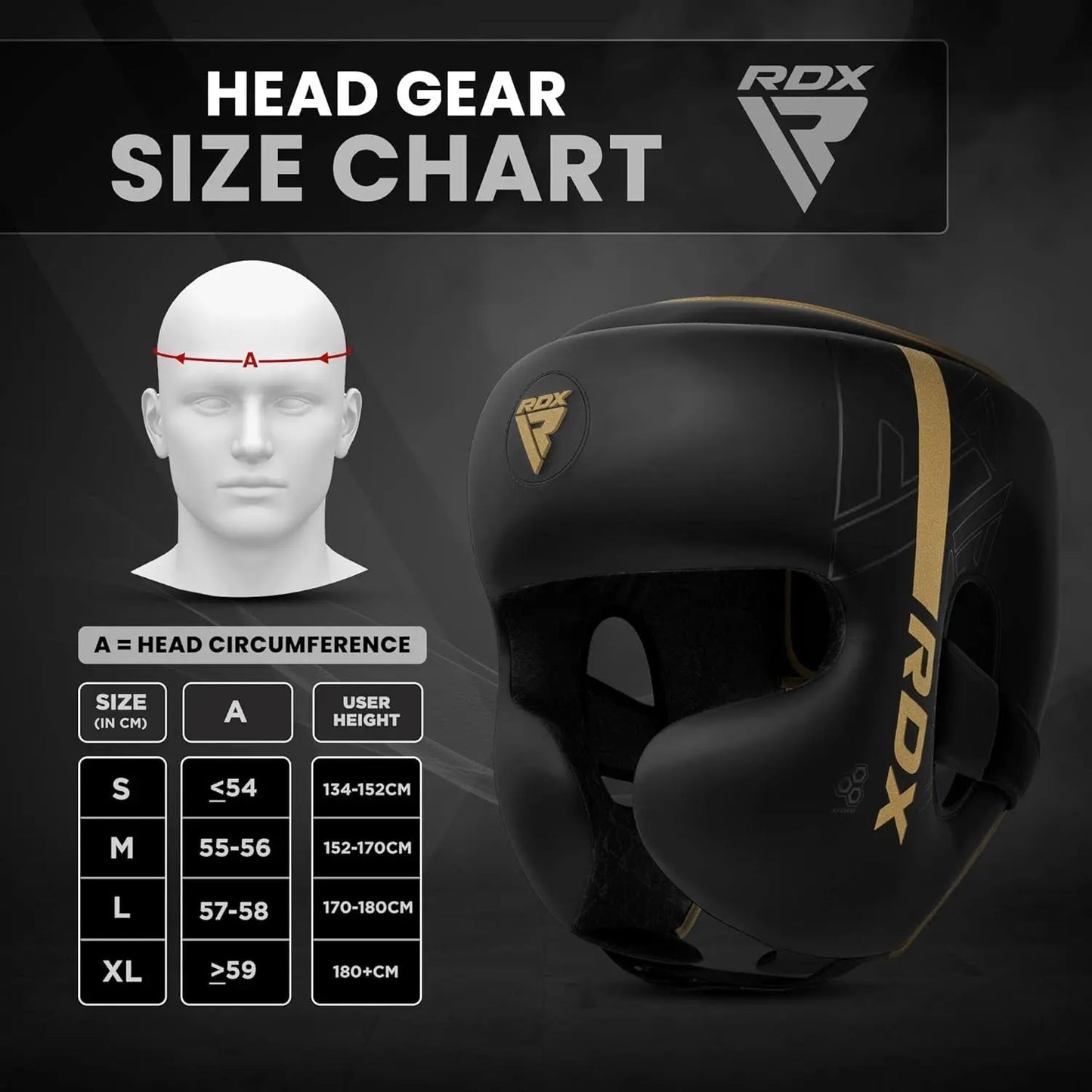 Headgear for Boxing, MMA Training, Adjustable Padded Kara Head Gear For, Muay Thai Headgear, Kickboxing, Sparring, Martial Arts, Karate, Taekwondo Helmet