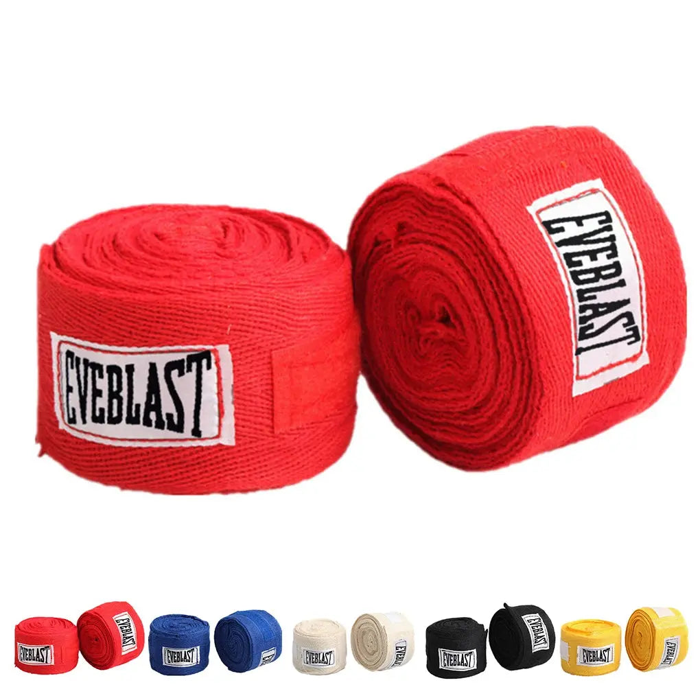 2 Pcs/Rolls 3M Cotton Sports Strap Boxing Bandage Sanda Muay Thai Taekwondo Hand Gloves Wraps - The Champ Gear