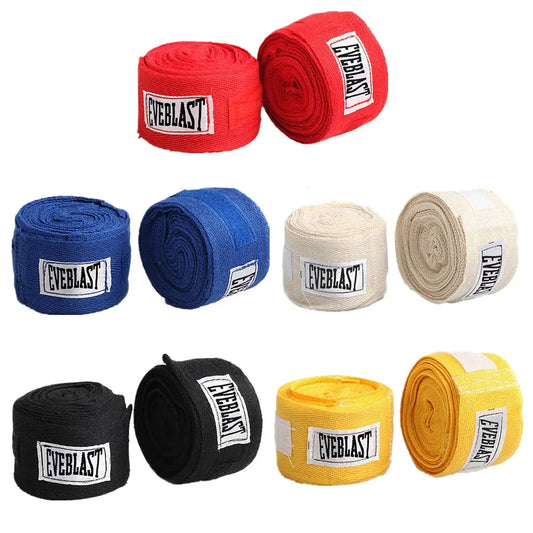 2 Pcs/Rolls 3M Cotton Sports Strap Boxing Bandage Sanda Muay Thai Taekwondo Hand Gloves Wraps - The Champ Gear