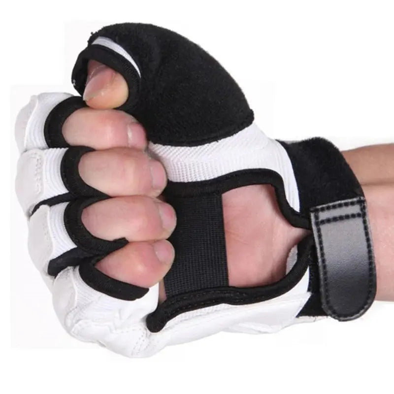 Boxing Gloves Half Fingers Adults Boxing Fighting Kids Sandbag Training MMA Sanda Karate Muay Thai Fitness Taekwondo Protector - The Champ Gear