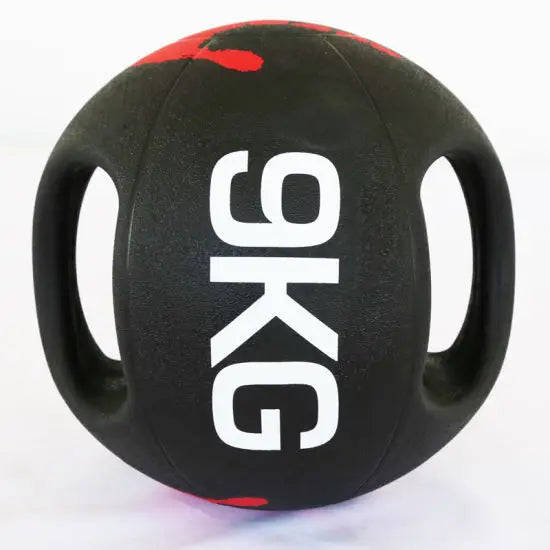 Manufacturer latest sale sport double handle medicine ball rubber solid gravity ball - The Champ Gear