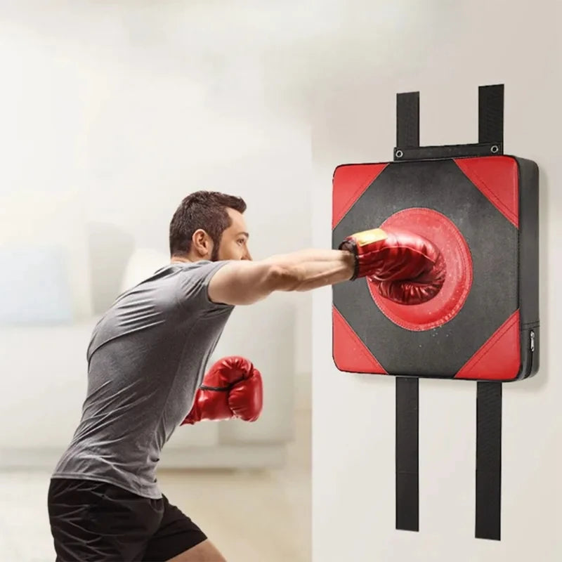 Quality Leather Punching Target Boxing Bag Mat Taekwondo Training Sandbags Wall Focus Pads Muay Thai Kicking Fighting Gear - The Champ Gear