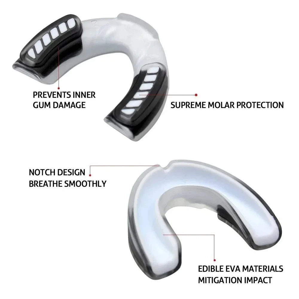 Mouth Guard Anti-molar Braces Sports Boxing Basketball Rugby Karate EVA Teeth Protector Adult Children Mouthguard Tooth Brace - The Champ Gear