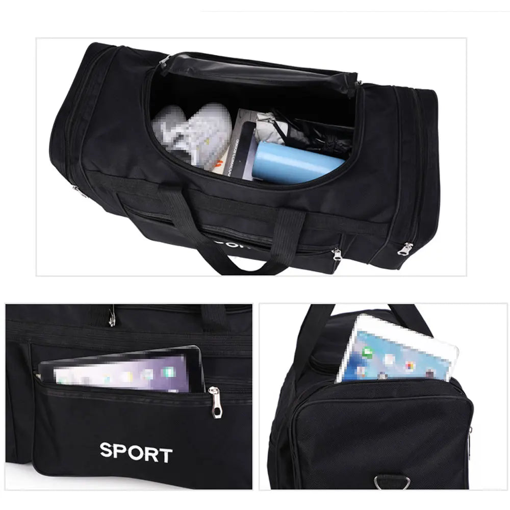 YIXIAO Big Capacity Sports Fitness Bag For Men Outdoor Yoga Gym Handbag Messenger Multifunction Travel Training Shoulder Bags - The Champ Gear