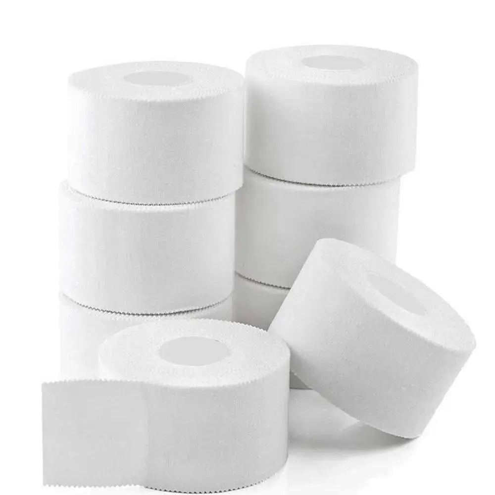 2.5/3.8/5cm 9.1Meters Sport Athletic Waterproof Cotton White Boxing Adhesive Tape Strain Injury Support Sport Binding Bandage - The Champ Gear