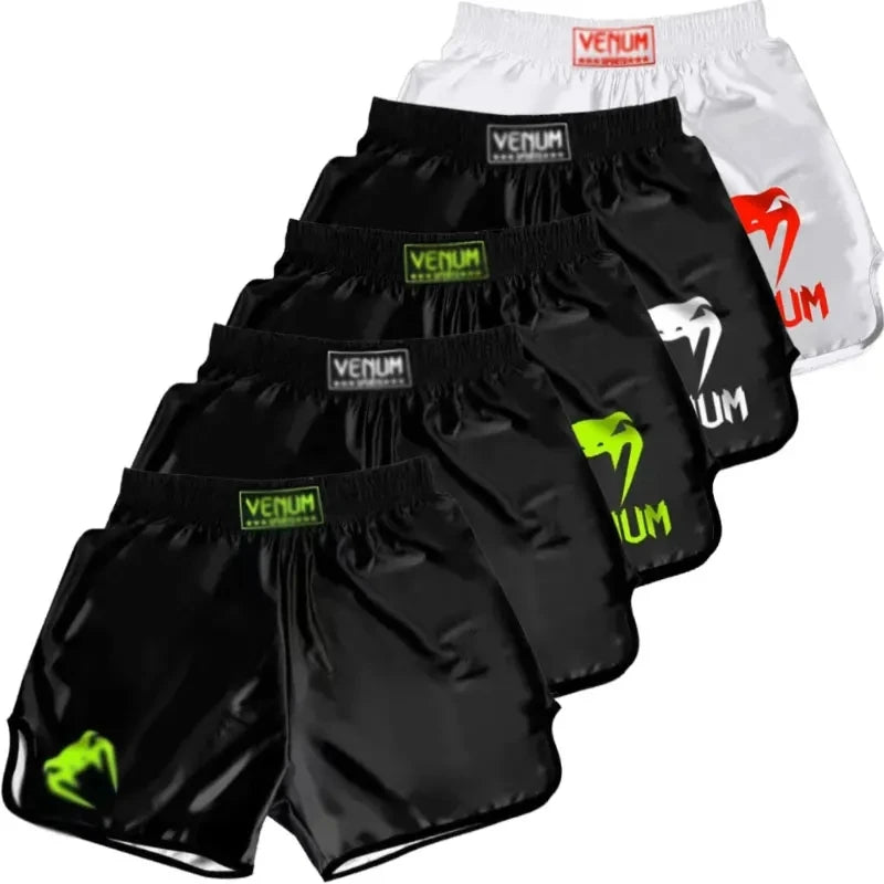 Boxing shorts Muay Thai Sanda clothing martial arts clothing sports and fitness training quick drying combat shorts customizatio - The Champ Gear