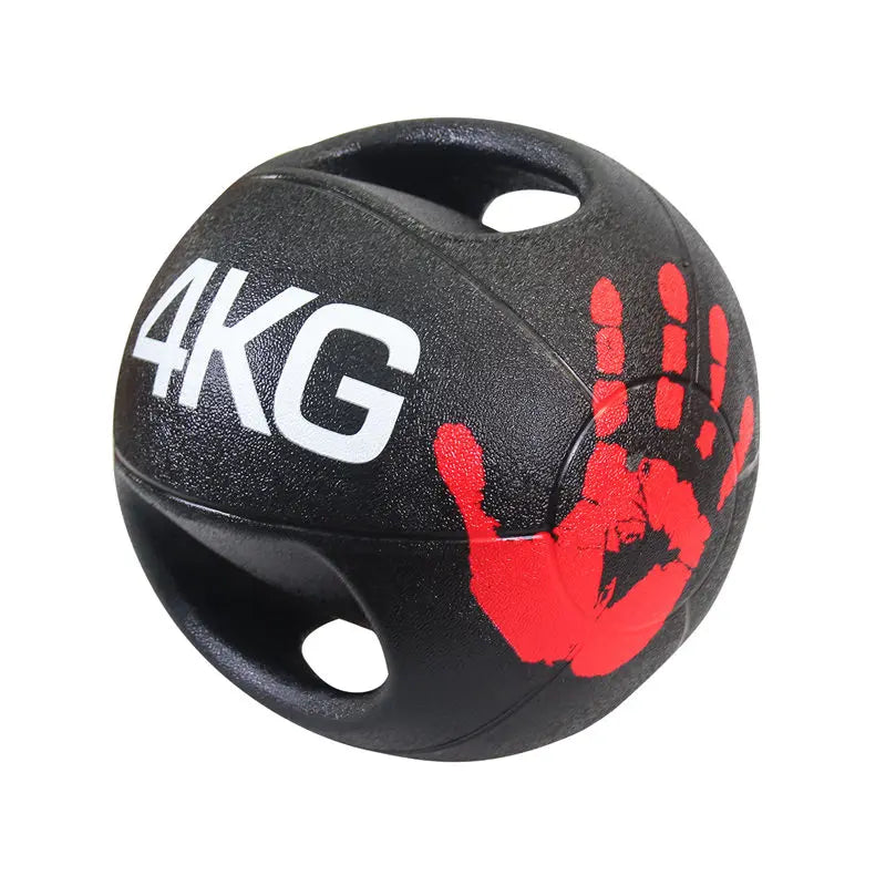 Manufacturer latest sale sport double handle medicine ball rubber solid gravity ball - The Champ Gear