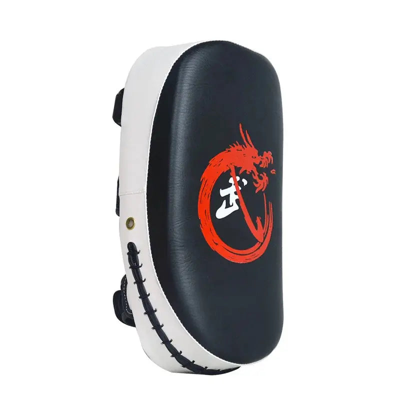 Foot Target Pad Curved Boxing Muay Thai Hand Target Wear Resistant Shock-Absorbing Faux Leather Kick Target Sanda Training - The Champ Gear