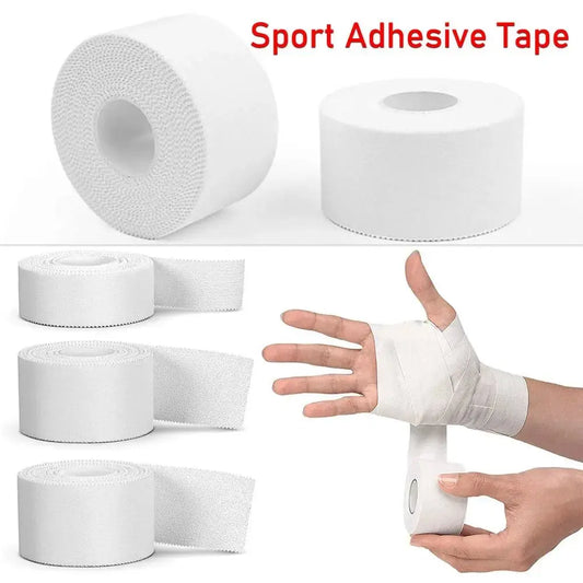 2.5/3.8/5cm 9.1Meters Sport Athletic Waterproof Cotton White Boxing Adhesive Tape Strain Injury Support Sport Binding Bandage - The Champ Gear