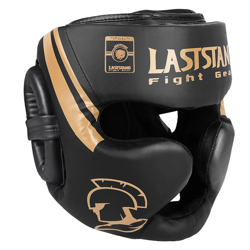 Boxing Headgear for Men Women Muay Thai MMA KickBoxing Safety Head Guard Sparring Closed Type Head gear with Full Face Coverage - The Champ Gear