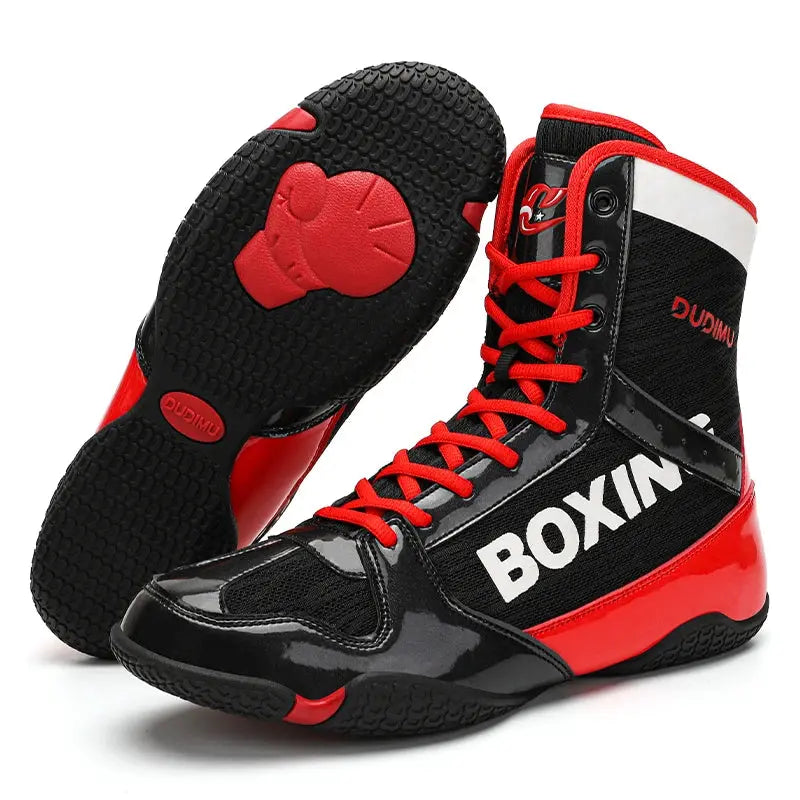 High Quality Wrestling Shoes Durable Boxing Sneakers Foot Protection Wrestling Shoes Men's Professional Fighting Shoes - The Champ Gear