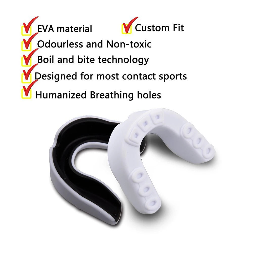 Fighting Training Mouth Guard Boxing Gum Shield Slim Fit Adult Sports Mouthguard Football Wrestling Boxing Teeth Protection - The Champ Gear