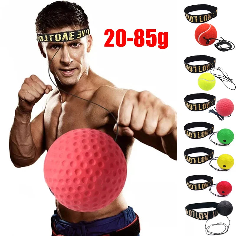 Boxing Speed Ball Head-mounted PU Punch ball MMA Sanda Training Hand Eye Reaction Home Sandbag Fitness Boxing Equipment Hot Sale - The Champ Gear