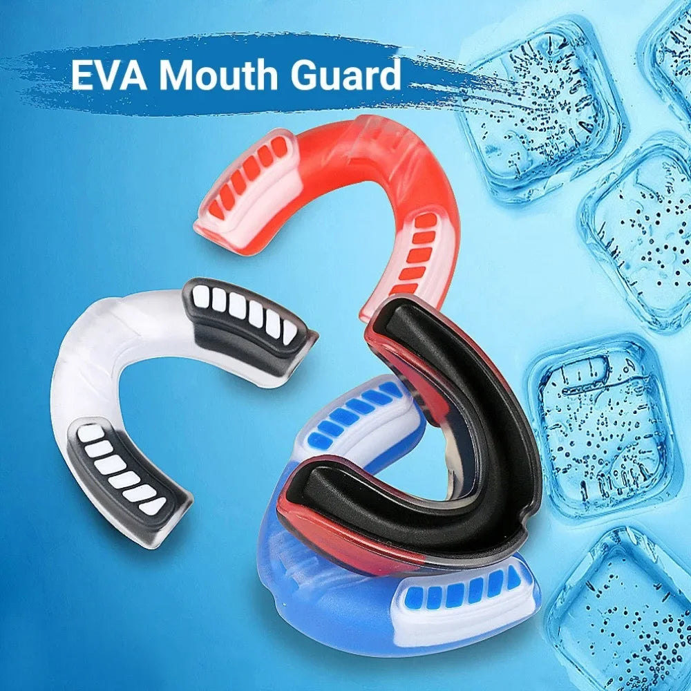 Mouth Guard Anti-molar Braces Sports Boxing Basketball Rugby Karate EVA Teeth Protector Adult Children Mouthguard Tooth Brace - The Champ Gear