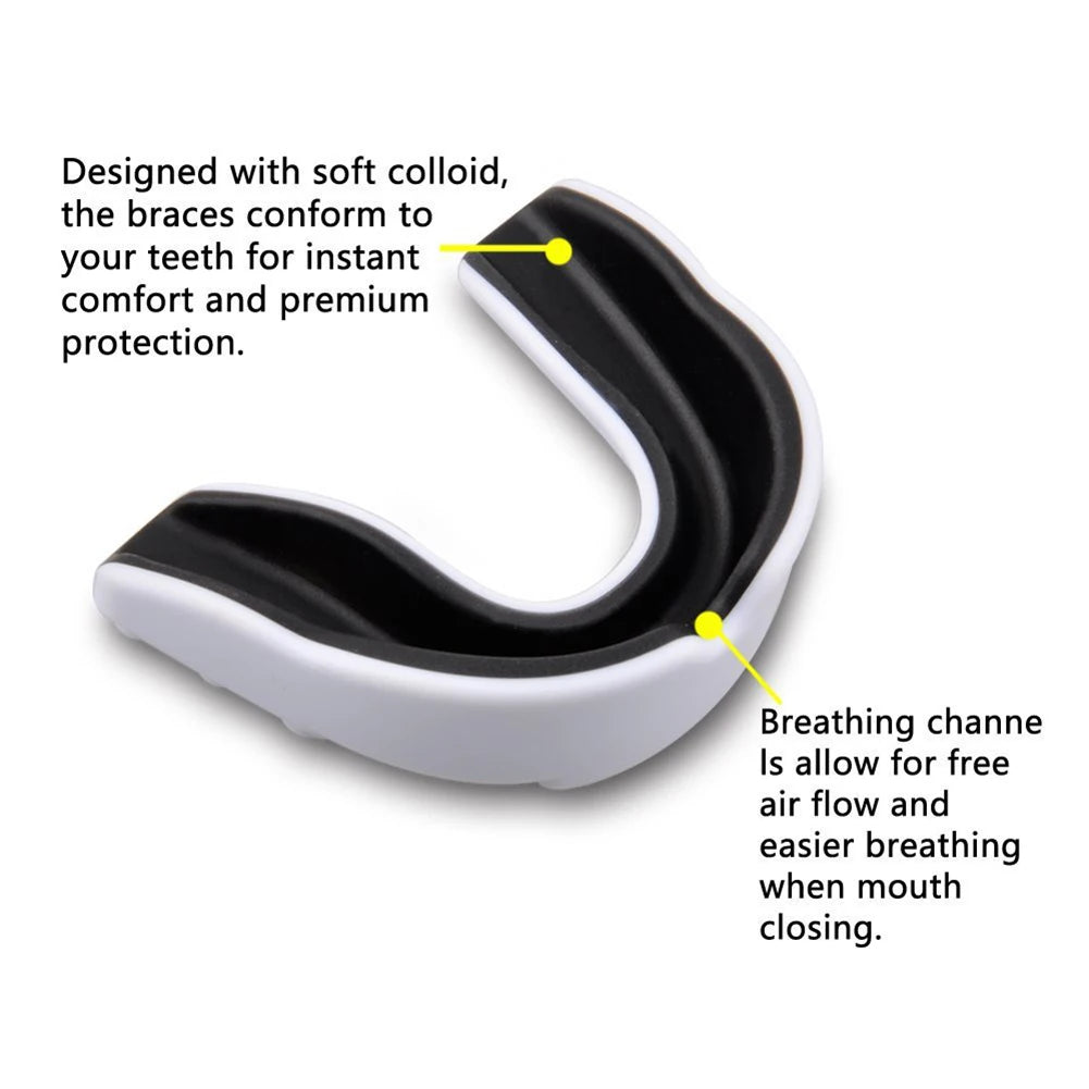 Fighting Training Mouth Guard Boxing Gum Shield Slim Fit Adult Sports Mouthguard Football Wrestling Boxing Teeth Protection - The Champ Gear