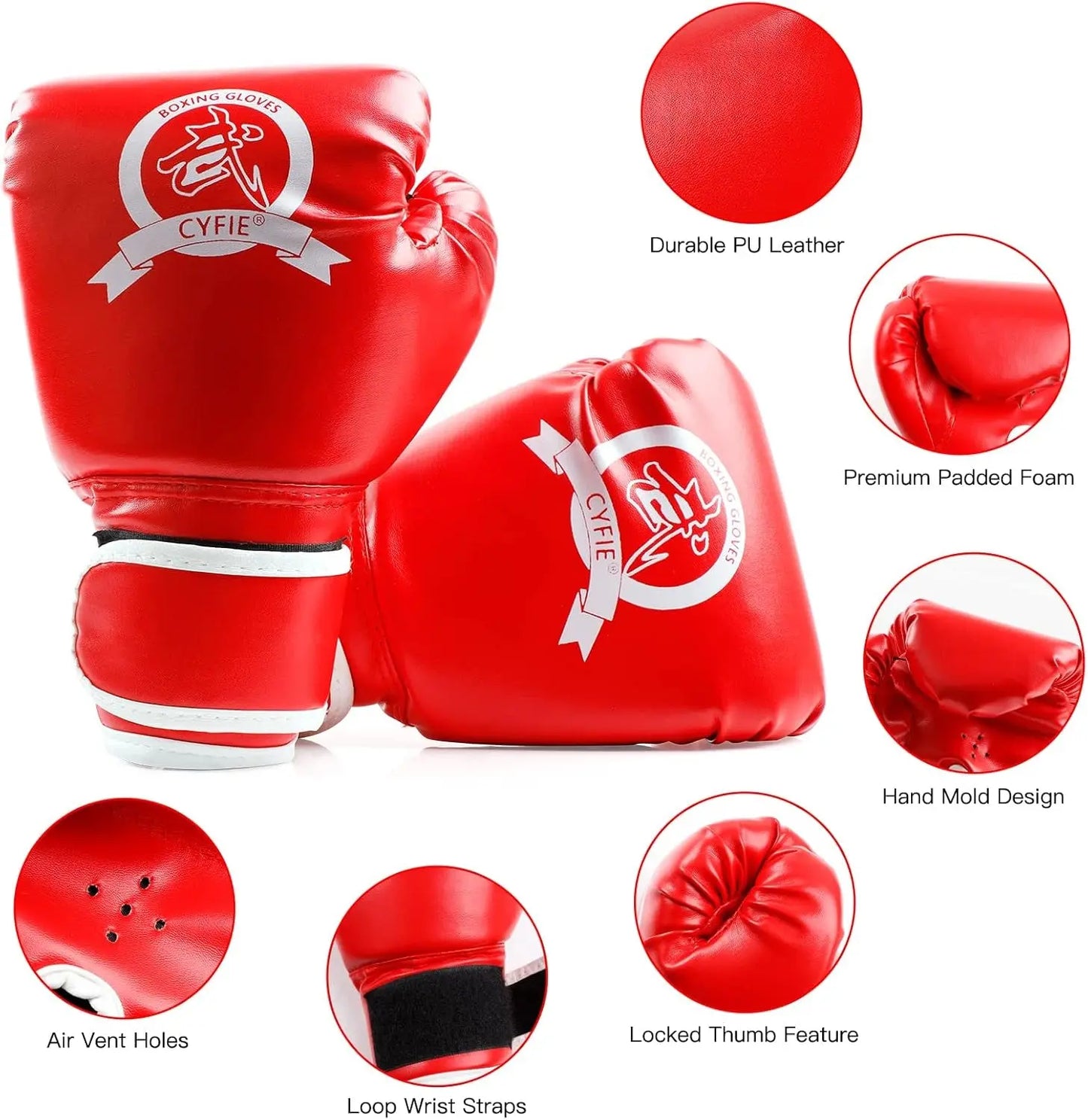 Boxing Equipment for Kids, Kicking Shields Pads Training Gloves Punching Mitts Sparring Gear for Karate, Muay Thai, Taekwondo, Martial Arts Home Gym Workout, Karate Kick Pads for Toddler, Youth