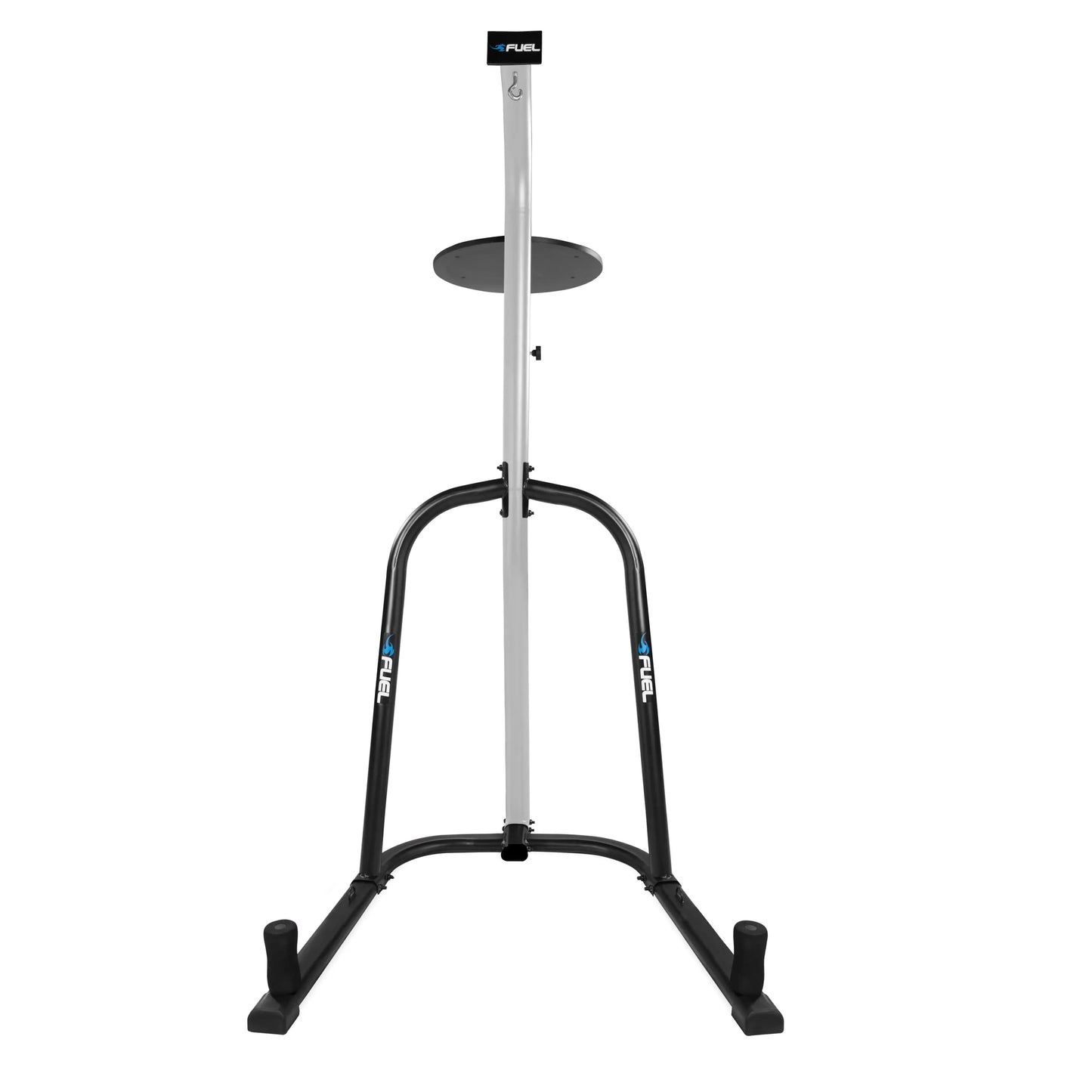 Heavy Bag Stand with Speed Punching Bag Platform, White