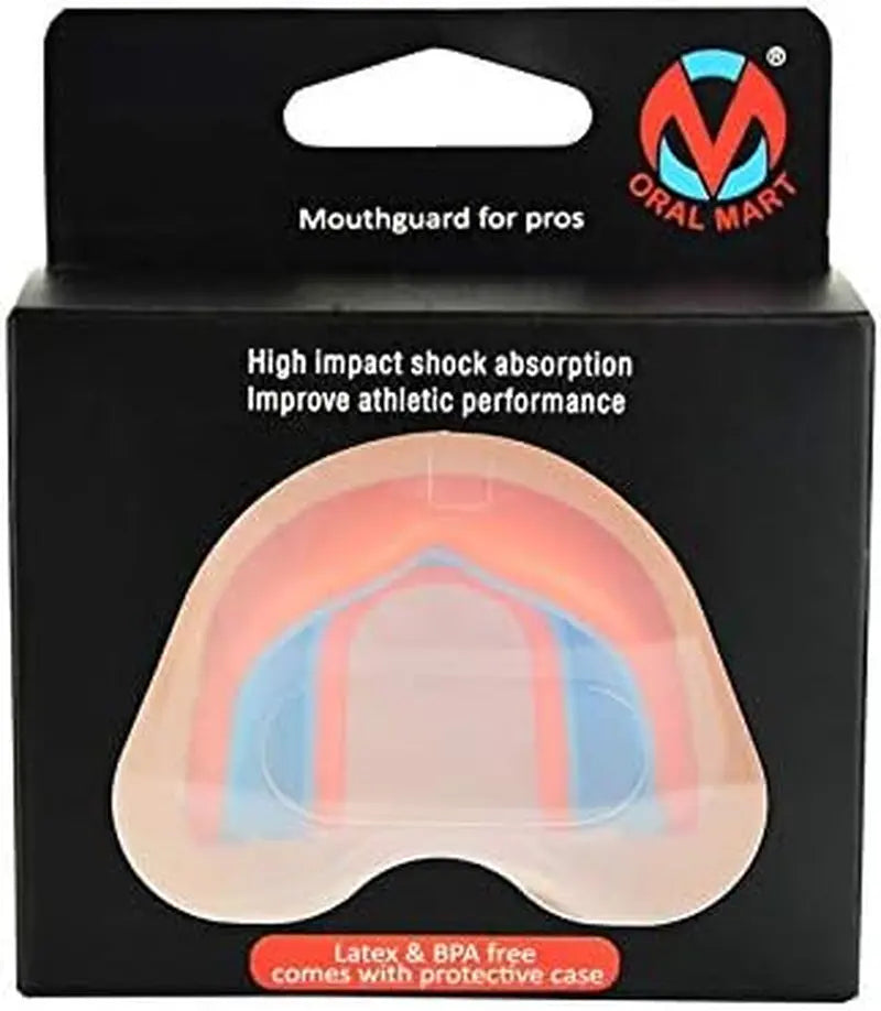 Sports Youth Mouth Guard for Kids (USA Flag & Fangs & 20 Best Colors to Choose From) - Youth Mouthguard Football, MMA, Karate, Flag Football, Rugby, Boxing, BJJ (/W Case) (Youth, Strapless)