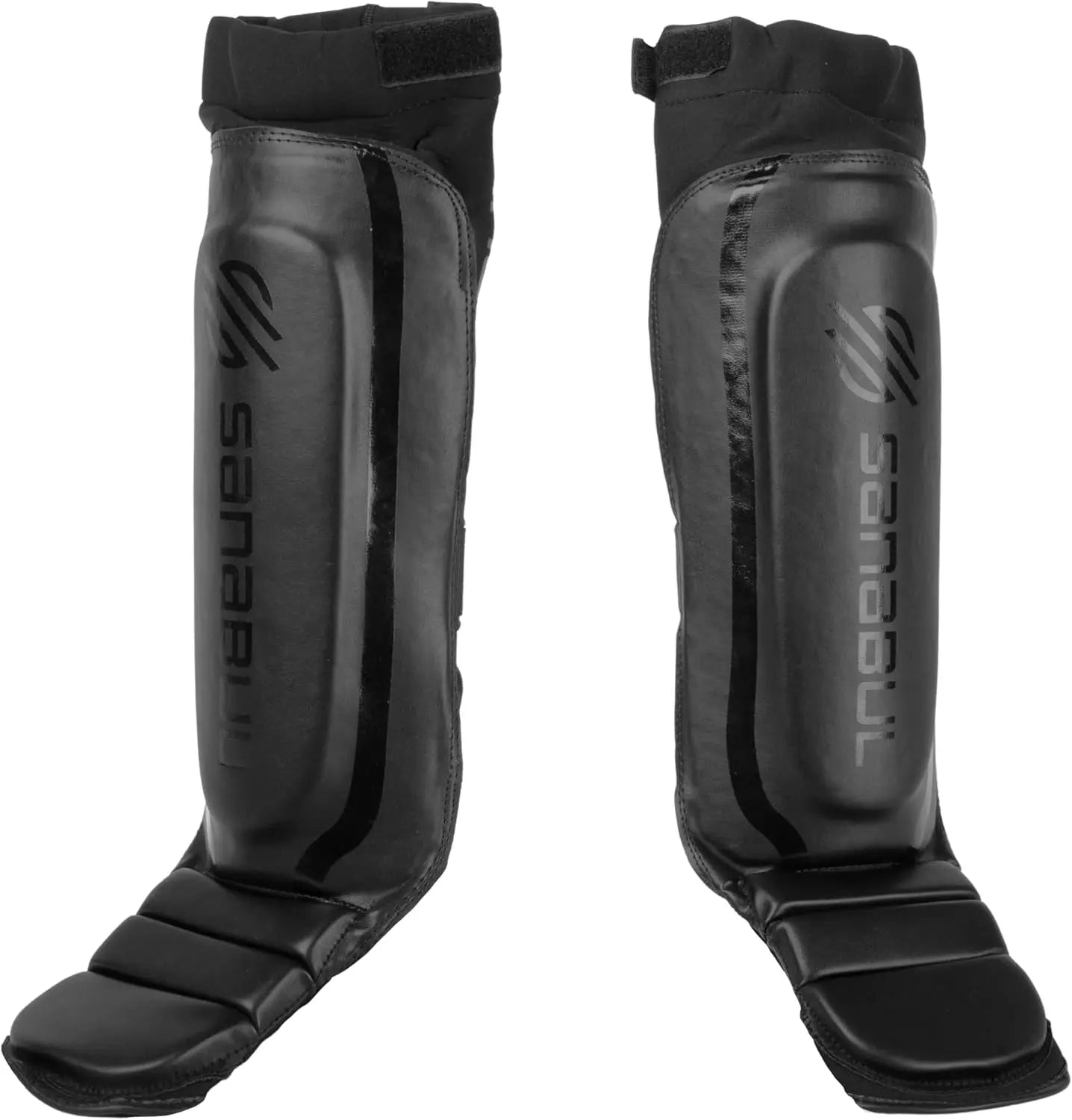 Essential Hybrid Sleeve Kickboxing Shin Guards for MMA Shin Guards Muay Thai Shinguards