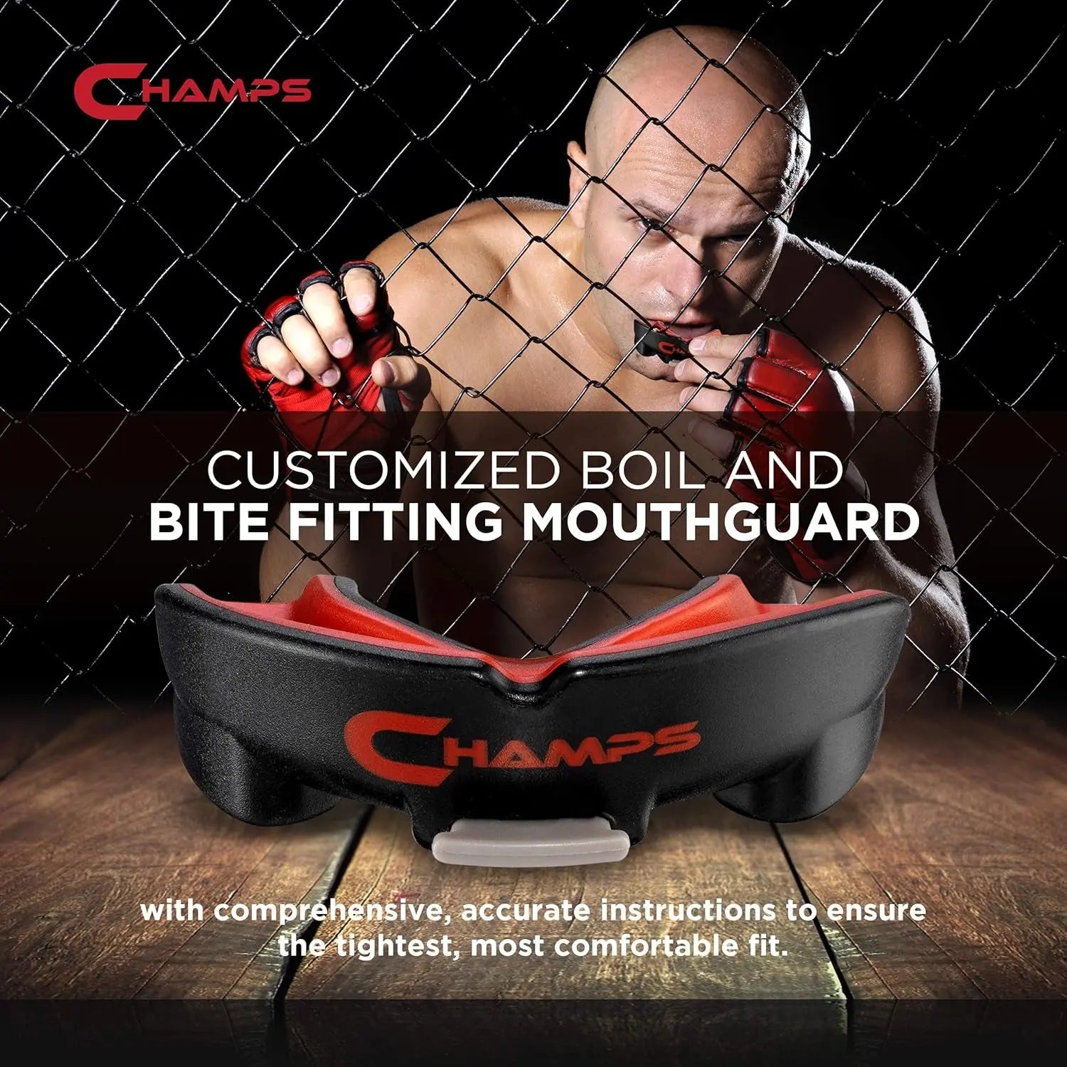 Mouth Guard for Boxing, MMA, Muay Thai, BJJ, Kickboxing, Wrestling, UFC, Combat Sports Mouthguard, New Breathable Mouthpiece Boxing (Ages 10 and Above, Athletic)