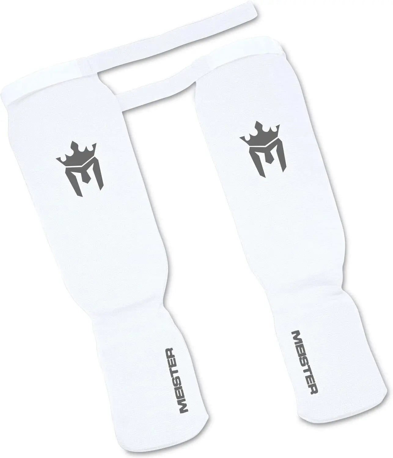 MMA Elastic Cloth Shin & Instep Padded Guards (Pair)