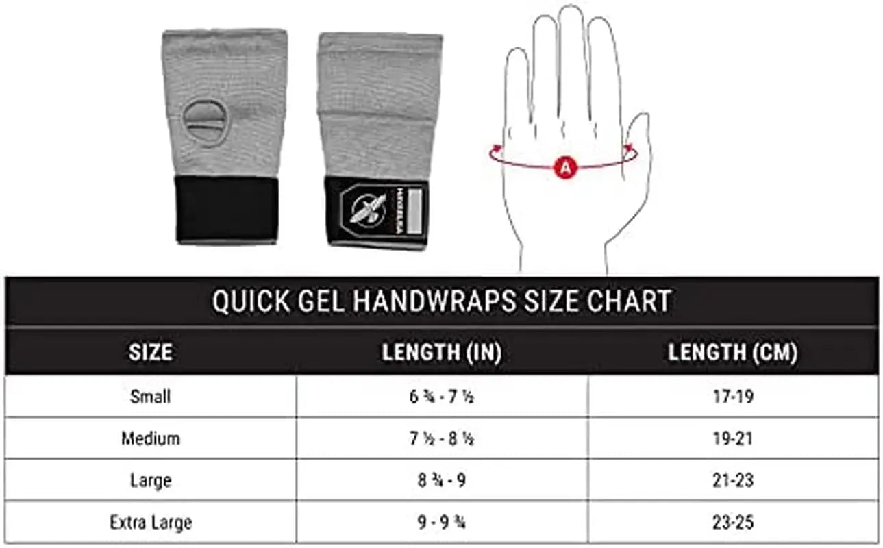 Quick Gel Boxing Hand Wrap Gloves